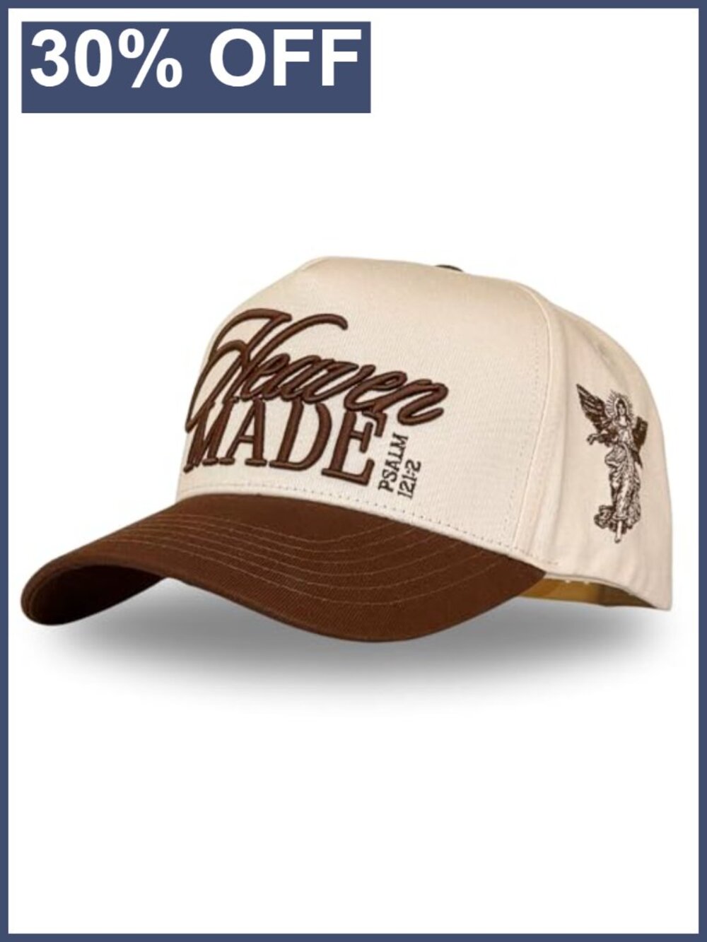 Faith & Forever Trucker Hat Embroidered Cross Snapback Christian Cap